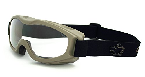 Guard-Dogs Goggles, Evader 2 Earth Clear w/FogStopper