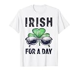 Photo Gallery irish for a day funny shamrock clover st patrick s day maglietta Photo Gallery irish for a day funny shamrock clover st patrick s day maglietta