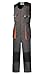SUSHIMIAN Men's Sleeveless Coveralls Multi-Functional Mechanics Workwear Stylish Work Coveralls Overalls Cargo Jumpsuit, Grey, XL