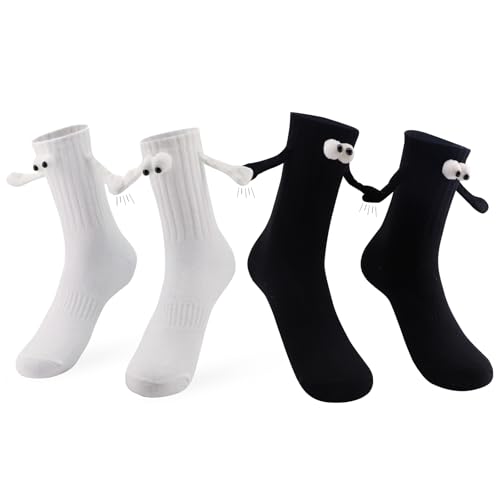 Image of Crazy Magnetic Holding Hands Socks, Cute Cool Stuff Funny Sock