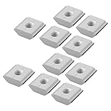 10 Stück Aluminium-Solarmodul-Montageklemmen für gerahmte Paneele, PV-Halterungen bieten zuverlässige Unterstützung für Solarinstallationen