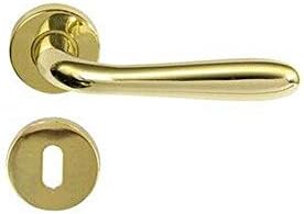 Maniglie Per Porte Vi.tel. Serie Agnone - Oro Lucido, Con Rosette, Set Per Una Porta - Foto 7