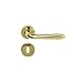 Vi.Tel. Serie Agnone Maniglie Per Porte Interne Con Rosetta Set Per Una Porta Colore Oro Lucido - 3