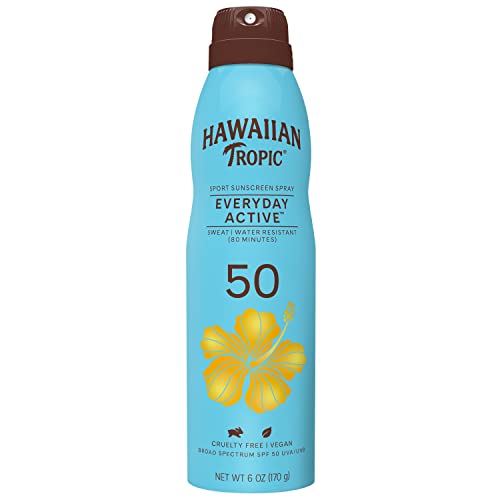 Hawaiian Tropic Everyday Active SPF 50 Sunscreen Spray, 6 Oz - image 1
