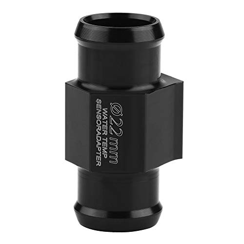 Motorrad-Wassertemperatur-Verbindungsrohr, Motorrad-Wassertemperatur-Verbindungsrohr-Schlauchsensor-Messadapter mit 2 Verstellbaren Klemmen(22mm)