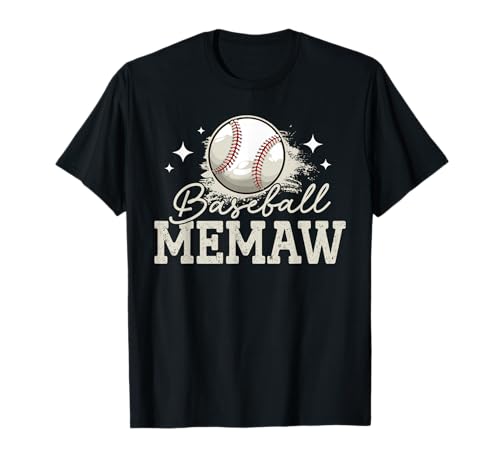 Baseball Memaw Sport Baseball Player T-Shirt
