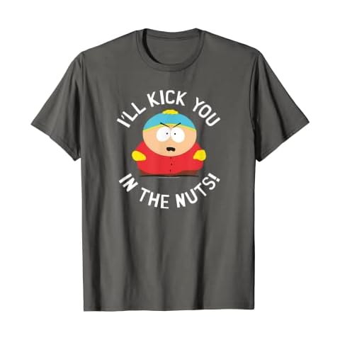 South Park Cartman Kick You in the Nuts T-Shirt Cover