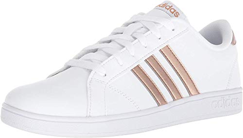adidas Originals Unisex-Kids Baseline Sneaker, White/Copper, 7 M US Big Kid