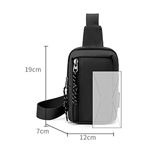 Sling Bags Men Shoulder Backpack Small Cross Body Chest Sling Backpack,Black2
