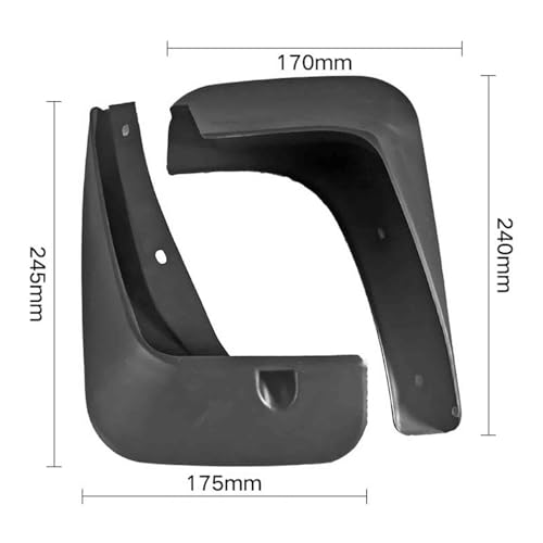 Protectores contra salpicaduras para Chevrolet Aveo Notchback 2011-2014: viaja sin preocupaciones 5