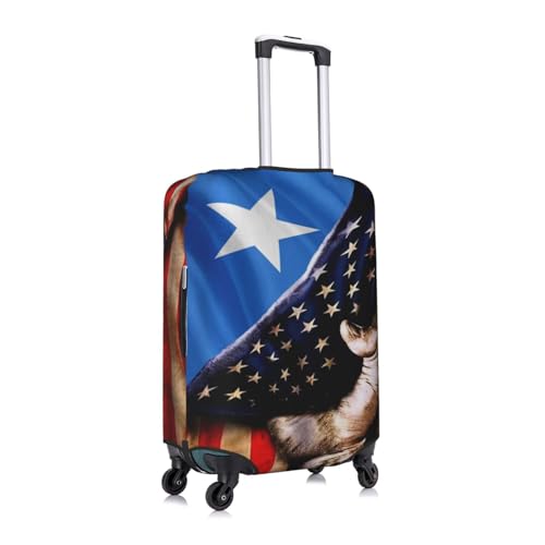 America And Somalia Somali Flag Travel Luggage Cover Washable Suitcase Case Suitcase Protector Fit Luggage Cover Small3