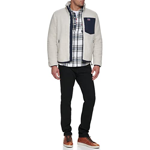 Image of Levi's Men's All Over Sherpa Jacket With Patch PocketJacket