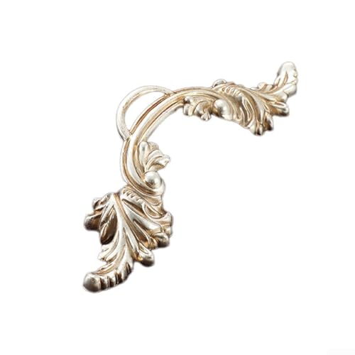 Honseadek Tirador vintage estilo europeo antiguo para puerta de armario, tocador, armario, cajón, muebles, diseñado para complementar varios estilos de hogar con facilidad (plata antigua)