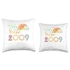Retro - 2009 16th Birthday 16 Years Old - Vintage Women Men Throw Pillow #2