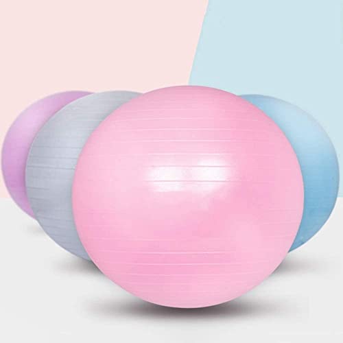 Pelota de Yoga morada para ejercicios de equilibrio en el hogar y relajación en la oficina 2