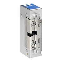 Miratic Symmetrisches Elektronisches Türschloss - Verstellbare Falle - Niederspannung 12 VDC 280 mA Zuverlässiges Elektroschloss für Zuhause und Büro (mit Speicher - mit Sperre)