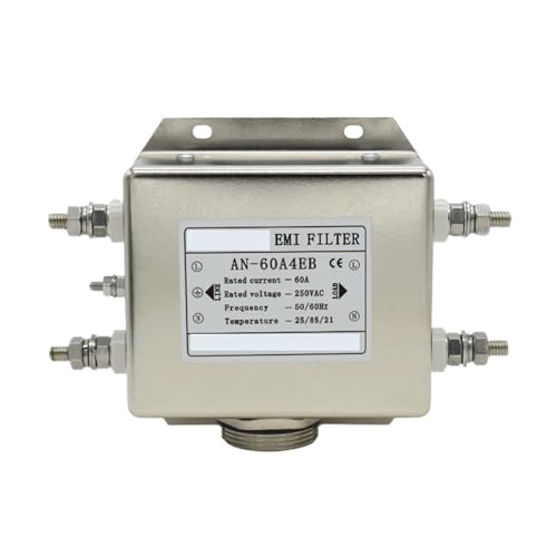 Filtro de CA monofásico AN-60A4EB de 60A para eliminar ruido y EMI