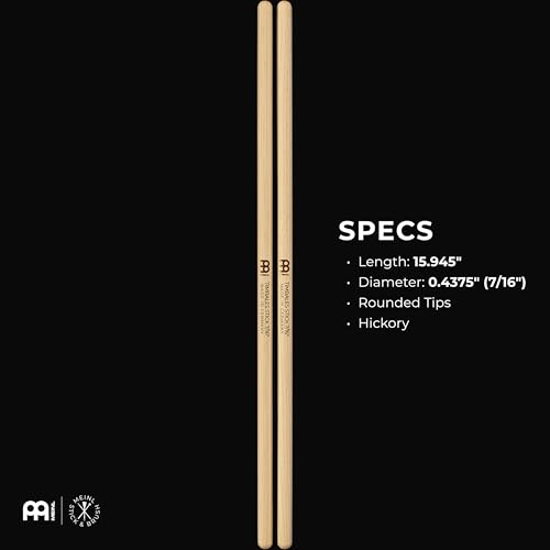 Image of Timbale Sticks, Pack of 3 Pairs, 7 /16 inch - American Hickory Percussion Drumsticks - MADE IN GERMANY