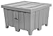 Myton - 4LMC4 - Bulk Container, Gray, 29 1/2 inH x 44 inL x 44 inW, 1EA