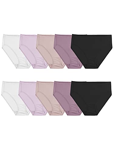 Image of Fruit of the Loom Women's Lightweight Microfiber Underwear, Smooth Under Clothes, Available in Plus Size