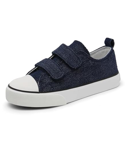 Image of Toddler Little Kid Cushioned Canvas Shoes Slip On Sneakers Soft and Durable