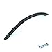 M4TEC Courbe Arc Bâton Cuisine Armoire Porte Poignées Placard Tiroir Chambre Meubles Tirer Noir Mat. Série O3: Entraxe 128 mm