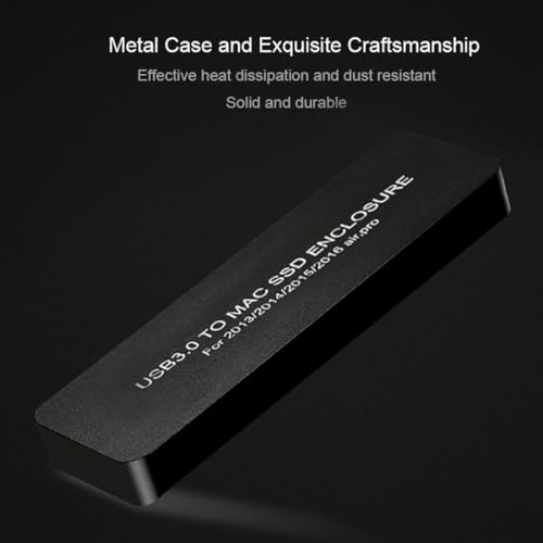 Enclosure adaptador SSD MAC 12+16Pin USB 3.2 Gen 2x2 miniatura 7
