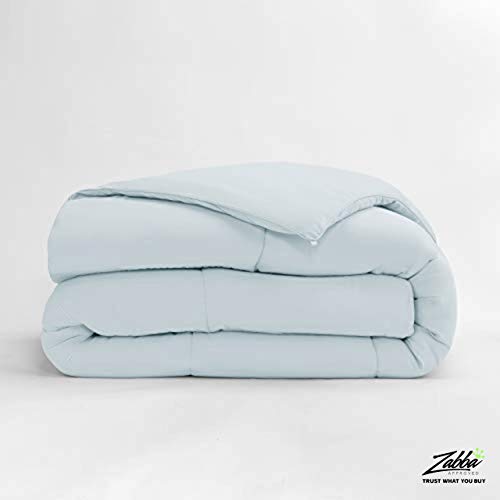 Beckham Hotel Collection 1300 Series - All Season - Luxury Goose Down Alternative Comforter - Hypoallergenic - Queen/Full - Sky Blue - Thumbnail 3
