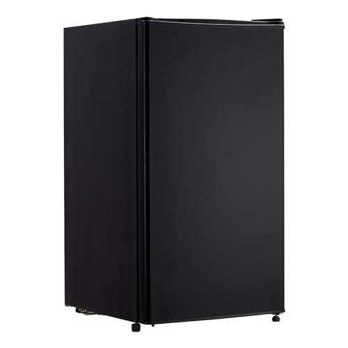 4.3 Cu.Ft Single Mini Refrigerator-Freezer Compartment-Adjustable Thermostat Control-Reversible Doors-Ideal for Dorm, Office, Rv, Garage, Apartment