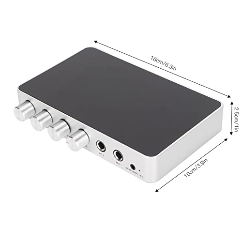 HD Media Interface Mixer Karaokê Reverber 4K para TV Box