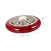 PRETYZOOM 2pcs Replacement Wheels for Rolling Cart PU Plastic Grocery Trolley Wheels Smooth Operation Quiet Design for Laundry Carts Pattern