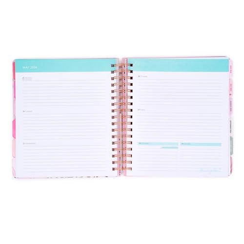 Votum 18 Month Hard Cover Planners/Calendars 10" x 10", January 2026 - June 2027 - Daily, Weekly & Monthly Organizer with Pens, Stickers, Sticky Notes, and a Sturdy Cover - Progress Not Perfection - Thumbnail 7