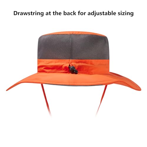 Image of BASSDASH UPF 50+ Sun Fishing Hat Water Resistant with Detachable Neck Flap
