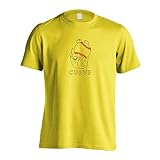 [アートワークスコウベ] 野球 Tシャツ 半袖 練習着 ドライ ボールの握り方 変化球カーブ CURVE ユニセックス S イエロー