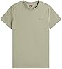 Tommy Jeans Men’s Original Short Sleeve Slim Fit T-Shirt, Green (Utility Sage), 3XL #4