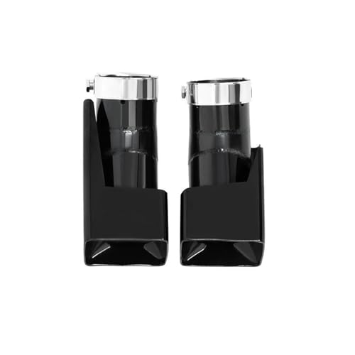 Embouts d'échappement inox pour Defender 110/90, finition carrée haut de gamme