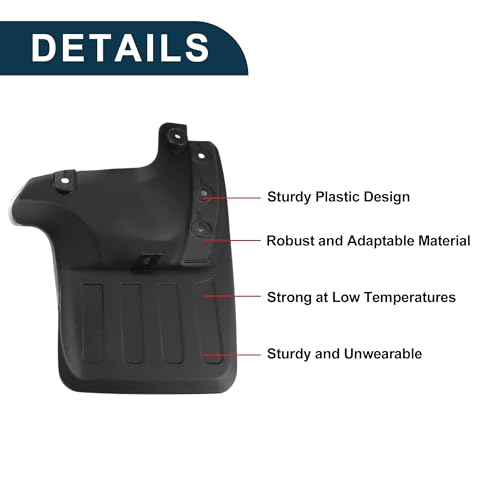Image of Mud Flaps Splash Guards for Toyota Fortuner 2016-2022 Front & Rear Mud Guards W /Mount Accessories