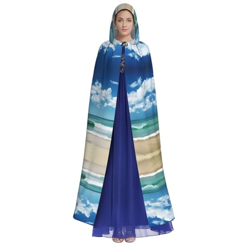 Capa con capucha para disfraz de escenario de Halloween y cosplay 2