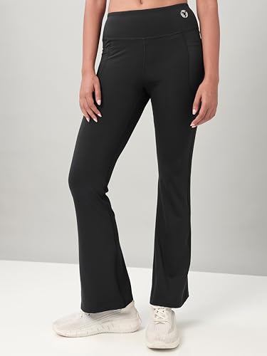 Image of TECHNOSPORT Women's Flare Fit High Rise Flared Fit Active Tights - (WPW116-123-P) Pack of 1