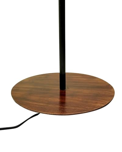 Image of Homesake Modern Floor Lamp for Living Room Traditional Farmhouse Boho Floor Lamp Mid-Century Pole Lamp with Linen Lamp Shade Modern Stand Corner Lamp for Living Room Bedroom Office,