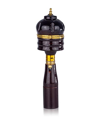 AM Portable Bakhoor Incense Burner â€“ Handheld Oudh Vaporizer Incense Lighter â€“ Perfect for Scented Woods or Incense Bakhoor (Mahogany)