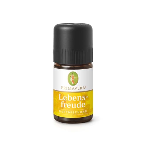 PRIMAVERA Duftmischung Lebensfreude bio 5 ml - Orange, Frangipani und Litsea - Aromaöl, Duftöl, ätherisches Öl Aromatherapie - ausgleichend - vegan