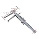Maizoon Messschieber, 9–150 mm, doppelte Innenrille, Instrumenten-Lineal, Karbonstahl, Messwerkzeug für Heimwerker/Holzbearbeitung/Metallbearbeitung/Sanitär-Modellbau, NE03