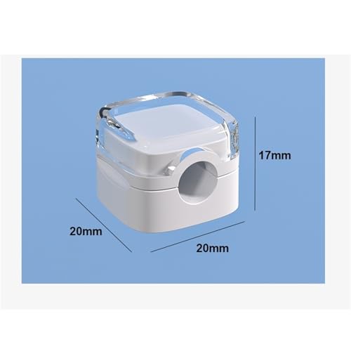 6pcs Clips Magnéticos para Cables - Soporte Ajustable para Cordones para Organización Eficiente de Cables Bajo Escritorio y Cables de Teclado (Naranja) miniatura 2