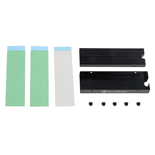 Image of SilverStone Technology TP05 Slim-Profile Aluminum Alloy M.2 SSD Cooling kit, SST-TP05B