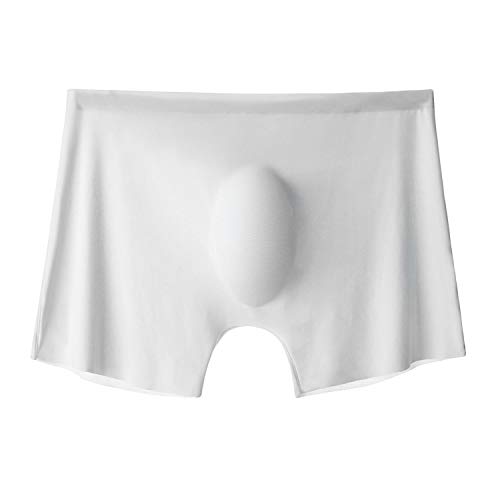 Men's Underwear 3D Stereo One-Piece Men's Ice Silk Boxer Breathable Seamless Sexy See-Through Transparent Briefs3