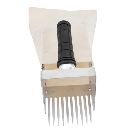 BEBEMOKO Blueberry Picker Rake with Ergonomic Handle Durable Garden Tool for Easy Berry Harvesting for Blueberries Huckleberries and More Garden Accessory