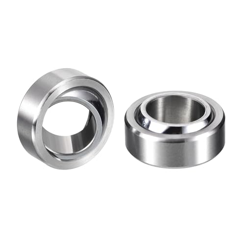 HiPicco GE20C Radial Spherical Plain Bearings, ID 20mm x OD 35mm x Width 16mm Self-lubricating Sealed Spherical Roller Bearings 2pcs