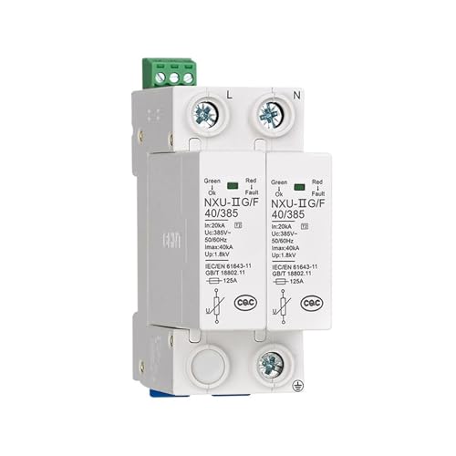 Protecteur de surtension NXU NXU-ⅡG/F 20kA 385V 2P parasurtenseur foudre