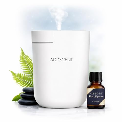 Difusor aromático eléctrico Addscent ADDSCENT-Atom blanco compacto miniatura 1